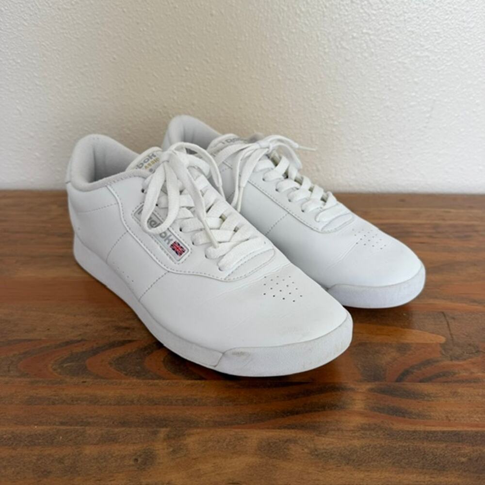 Reebok Women’s Classic Princess White Athletic Casual Sneakers Size 7 1/2